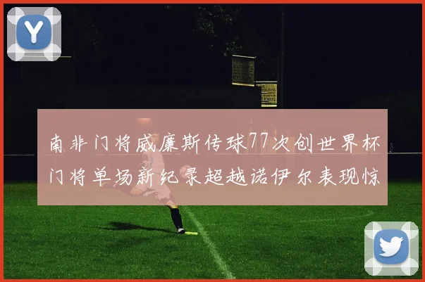 南非门将威廉斯传球77次创世界杯门将单场新纪录超越诺伊尔表现惊艳
